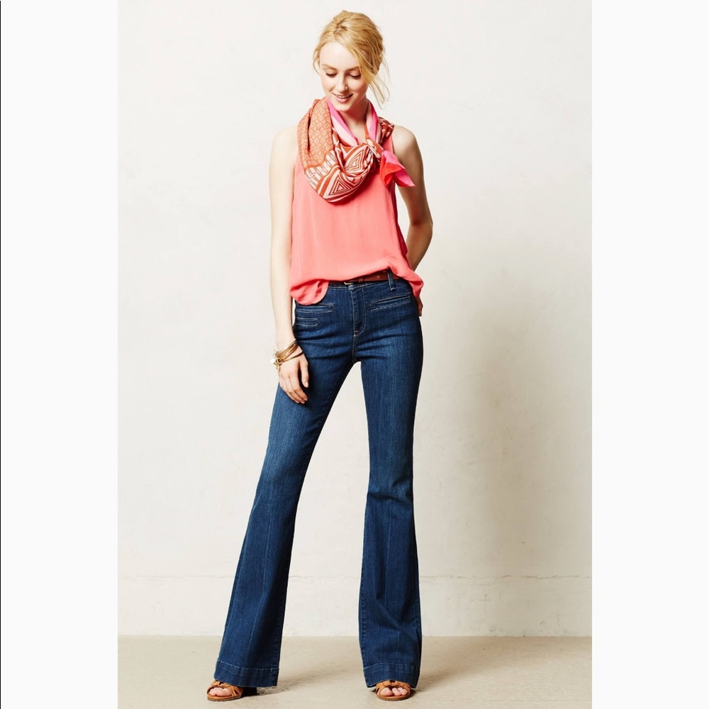 👖 Pilcro & the Letterpress hi-rise flares